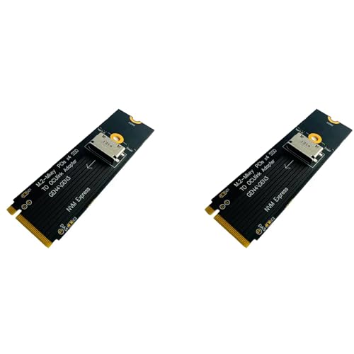 Lychae 2X M.2 NVME - U.2 Oculink SFF-8612 �A�_�v�^�[ PCI-E NGFF ���@�\�R���r�j�G���X �A�_�v�^�[