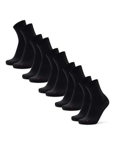DANISH ENDURANCE Calcetines Deportivos de Media Caña de Running,Transpirables, Hombres y Mujeres, 3 o 5 pares, …