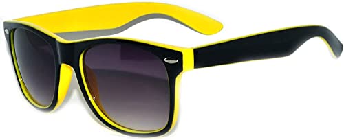 Image of OWL Classic Retro Two -Tone Vintage Smoke Lens Sunglasses Mens and Womens