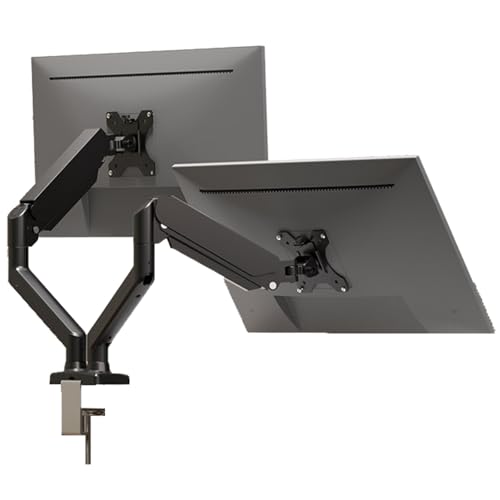 Soporte de pared para monitor dual: elimina el dolor de cuello hoy