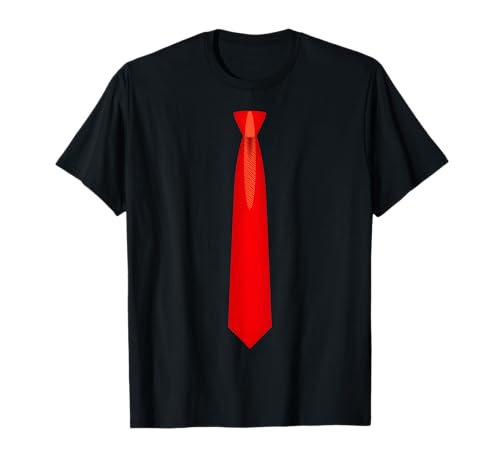 Red Tie, Necktie Funny Dress T-Shirt