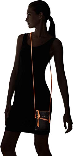 Small Vera Pelle Italian Leather Cell Phone Cross Body Bag Passport Travel Pouch Shoulder Bag4