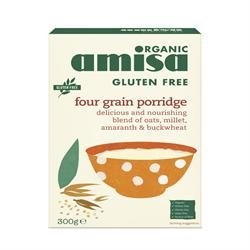 Amisa GF 4 Grain Porridge Org 300g X 4 (Pack of 4)