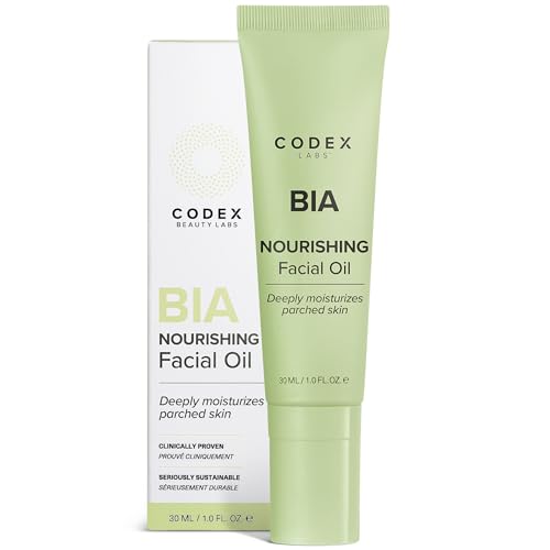 Codex Labs Bia Nourishing Face Oil - Hydration, Moisturizing & Smoothing - For Dry Skin, Sensitive Skin, All Skin Types - With Omega-3, Rosehip Oil, Vitamin E - Cruelty-Free, Vegan Skincare (1oz)