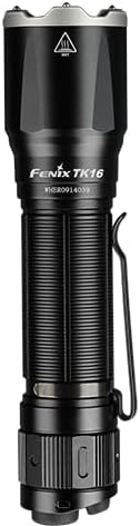 Fenix TK16 v2.0 Tactical Flashlight, 3100 Lumen Long Throw, USB-C Rechargeable, with LumenTac Organizer