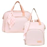 Combo com Bolsa Grande e Mochila Pirulitando V2 Encanto Marfim