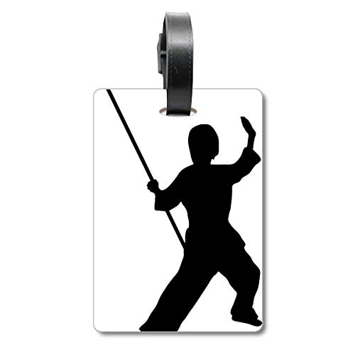 Étiquette d'identification kung fu pour ne plus perdre sa valise