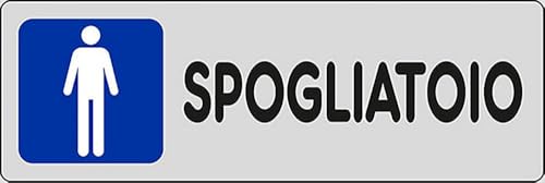 Adesivo Spogliatoi uomini palestre negozi piscine 15CMx5CM Adesivo Spogliatoi uomini palestre negozi piscine 15CMx5CM
