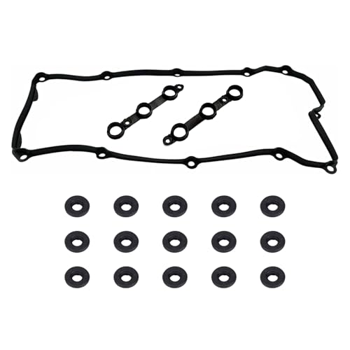 Image of 11121703342 Valve Cover Gasket Set Fits for 1996-1998 BMW 323i 328i 328is 528i M3