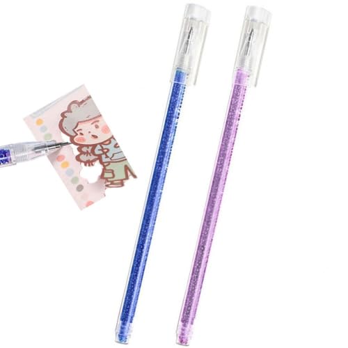 Wudaizhi 2pcs Art Utility Messer Stift Express Box Messer Papier Schnittwerkzeug Handwerk Werkzeuge Präzisionsaufkleber Klebeband Cutter Schulmaterial