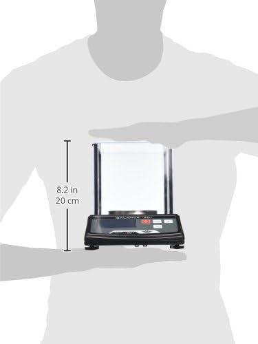My Weigh iBalance 201 Precision Scale with dimensions