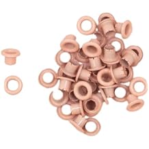 Craftelier - Pack of 40 Basic Eyelets Ideal for Card Making, Scrapbooking and Crafts | Valid for Various Materials | Approx. Size Inside Diameter 0.19" and Outside Diameter 0.31" Color Baby Pink