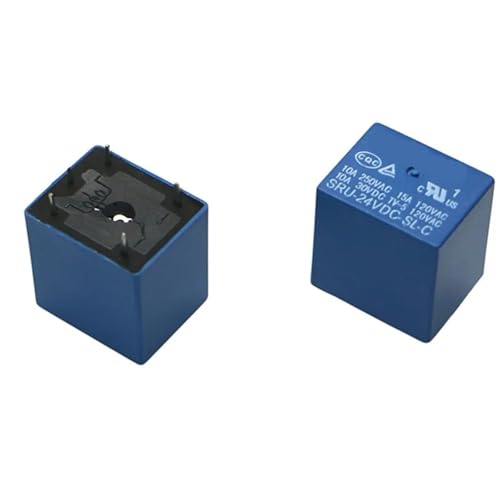 Relés SRU-12VDC-SL-A de 15A y 4 pines con alta capacidad de conmutación térmica