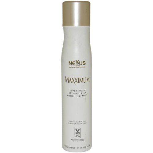 Nexxus Maxximum Super Hold - Gel unisex para estilizar y acabar, 14.1 onzas