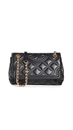 Tory Burch Women s Fleming Soft Convertible Shoulder Bag, Black, One Size