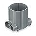 2-Gang 100.0 Cu. In. Floor Box Pvc - Pack Of 6