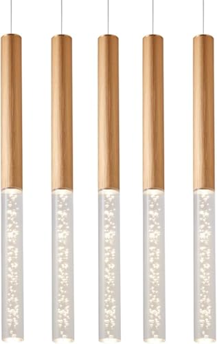 Suspension LED en acrylique premium spot cylindrique long tube de 5W au design épuré