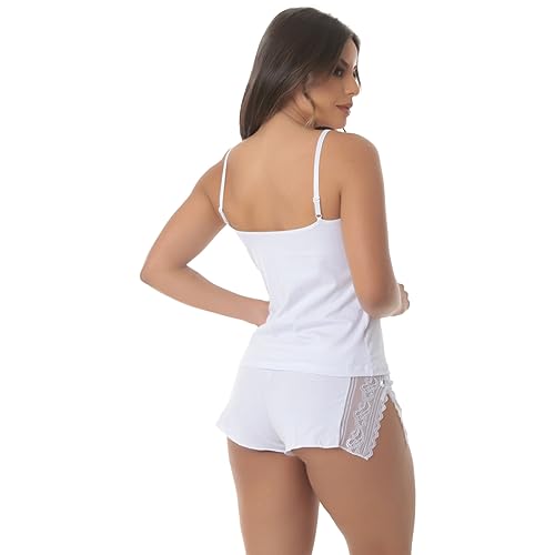 Kit 3 Baby Dolls Algodão Penteado Mais Bonita