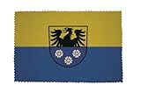 U24 Brillenputztuch Wertheim Fahne Flagge Glasreinigungstuch Microfasertuch