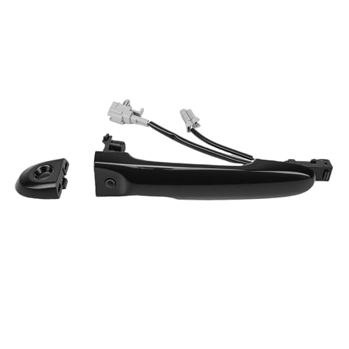 Manija exterior delantera derecha ABS negra con entrada sin llave para Juke F15 2010-2019
