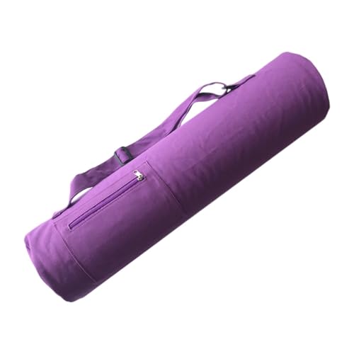 Aosekaa Yoga Mat Bag Gym Bag Exercise Mat Holder Large Capacity Yoga Mat Carrier Storage Bag for Travel Gym Yoga Class Beach Office, Purple