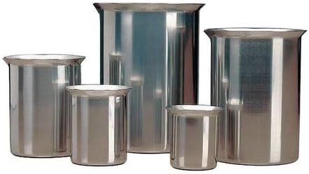Rolled Beaker, 1-1/4 qt, Stainless Steel