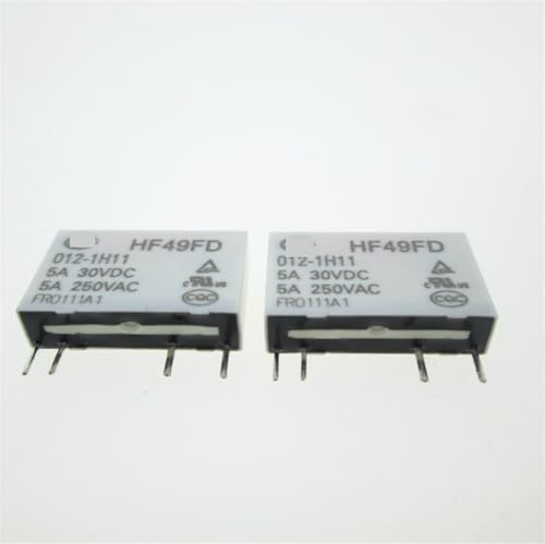 Relais 12V HF49FD pour réparer vos cartes électroniques de puissance 5A JZC-49F