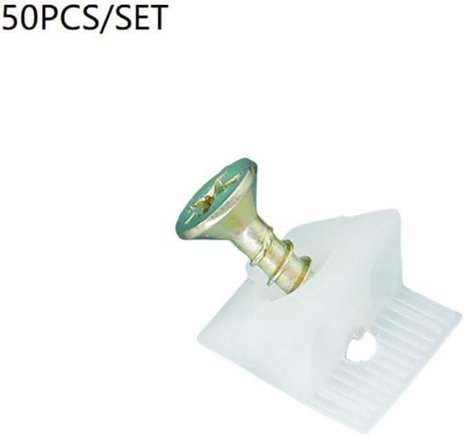 50 Pcs Furniture Chest Drawer Bottom Repair Fixing Kit Angle Code Mending Wedges Bracket Drawer Supports Corner Brackets For Dresser Drawers Wood Cabinets