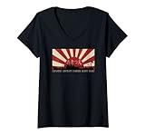 Photo Gallery donna japanese aircraft carrier akitsu maru rising sun flag maglietta con collo a v Photo Gallery donna japanese aircraft carrier akitsu maru rising sun flag maglietta con collo a v