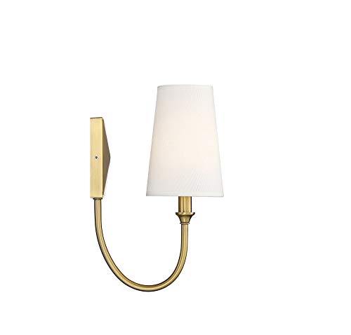 Savoy House 9-2542-1-322 Cameron Warm Brass 1 Light Sconce (5" W X 13" H) #TOP3