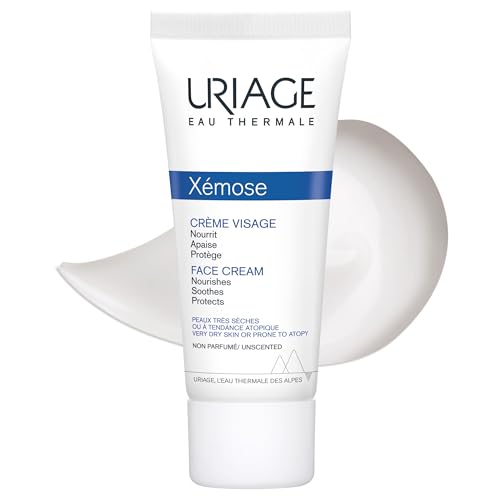 URIAGE Xémose Face Cream | Silky Face Moisturizer, 24H Hydration, Soothes & Softens, Fragrance-Free, Non-Comedogenic, 40 mL / 1.35 oz
