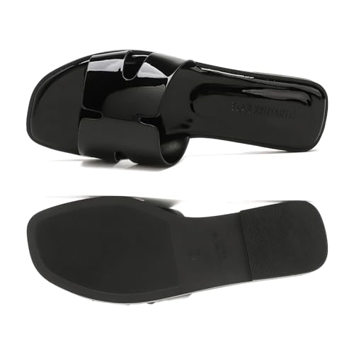 Image of Stratuxx Kaze Women's Open Toe Flat Dress Slide Sandals