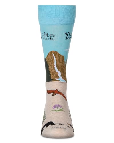 MeMoi Men's Yosemite Rayon From Rayon Crew Socks2