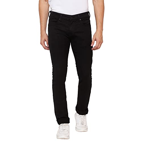 Image of Spykar Men's Slim Fit Low Rise Casual Jeans