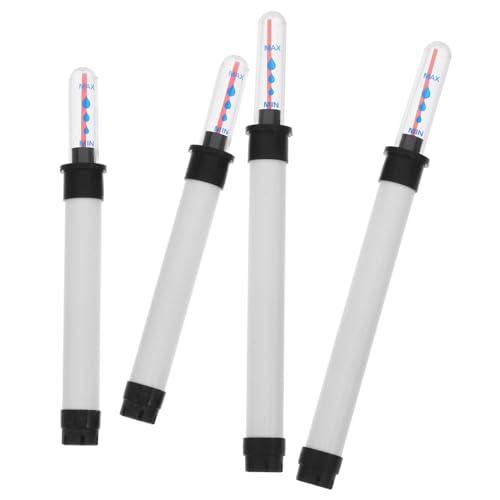 Mikikit Floating Water Level Gauge 4pcs Plant Hydrometer Moisture Tester for Flower Pot Visual Window for Indoor