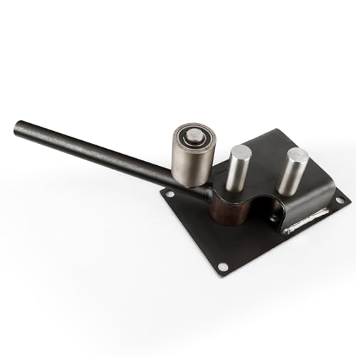 Heavy Duty Rod Bender,Bendable Diameter 4-14mm Steel Rod and Small Flat Iron,Manual Rebar Bender Suitable for DIY and Factories