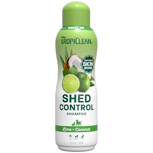 TropiClean Deshedding Dog Shampoo, Fast-Acting...
