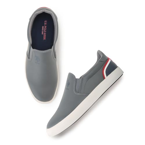 Image of U.S. Polo Assn. USPA|TIMEO 3.0|Grey Stylish Casual Sneaker Shoes for Men