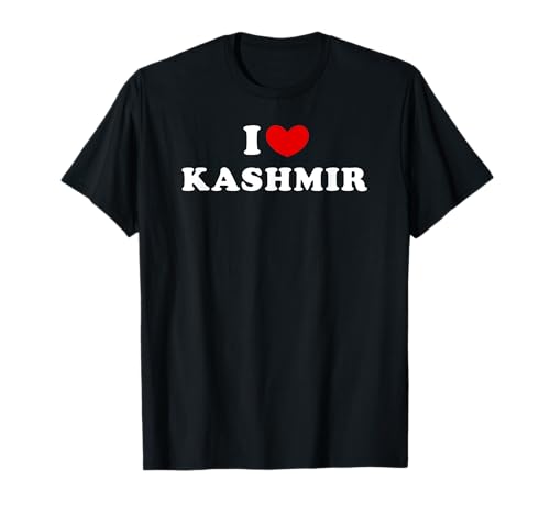Photo de I Love Kashmir, J'Aime Kashmir T-Shirt