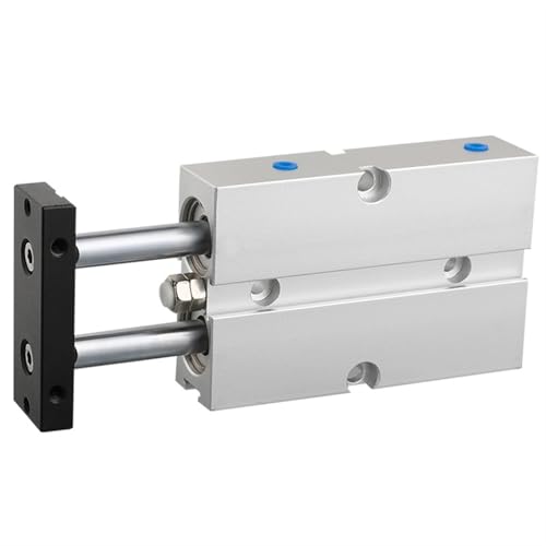 Vérin pneumatique double tige TN25 pour automatiser l'ouverture de trappes et modules