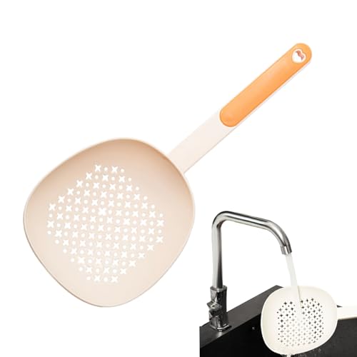 Cupón De Skimmer Para Freír - Cuchara De Ranura Grande Resistente Al Calor | Cocina De Mango De Mango Largo Para Freír, Hervir, Drenaje, Utensilio De Cocina Durable P