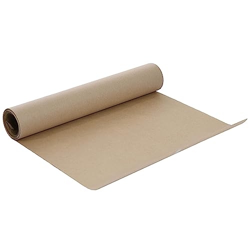 Image of Multipurpose Food Wrapping Paper 9+1 Meter (Greasproof) Food Grade Non Stick Microwave Safe Keeps Food Fresh - Brown Paper (Pack of 2) (9+1 Meter)