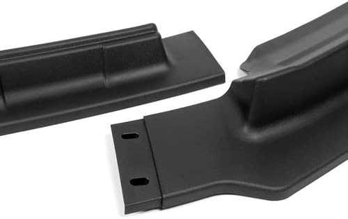 3 Pieces STP-Style Unpainted Black Front Bumper Lip Spoiler Splitter Side Body Kit Trim Protection Compatible with 2015-2017 Ford F-150 F150 Truck, 2016