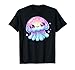Cute Kawaii Jellyfish Anime Fun Blue Pink Sea Critter T-Shirt
