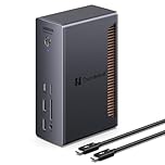 UGREEN Revodok Max 2131 Dock Thunderbolt 5 120Gbps Double Affichage 13 en 1 Docking Station d'accueil avec Plusieurs Thunderbolt 5 Multi USB 3.2 RJ45 2.5GbE SD TF 4.0 3.5mm Audio 140W Max Charge