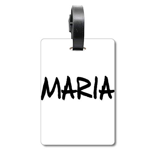 Étiquette de bagage Maria pour identifier votre valise de voyage en soute