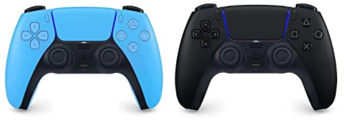 Image of Sony Dualsense Controller Ice Blue - & Dualsense Wireless Controller Gaming Console Black