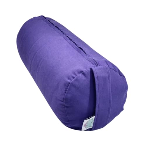 Yoga Bolster with Organic Buckwheat Hulls