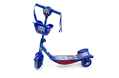 PATINETE 3 RODAS MUSICAL COM LUZ LED BH HERO AZUL BH STORE