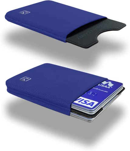 Modern Carry Elastic Minimal Card Holder, Ultra Thin Minimalist Wallet for Men & Women, Credit Card & Business Card Holder, Slim Credit Card Wallet